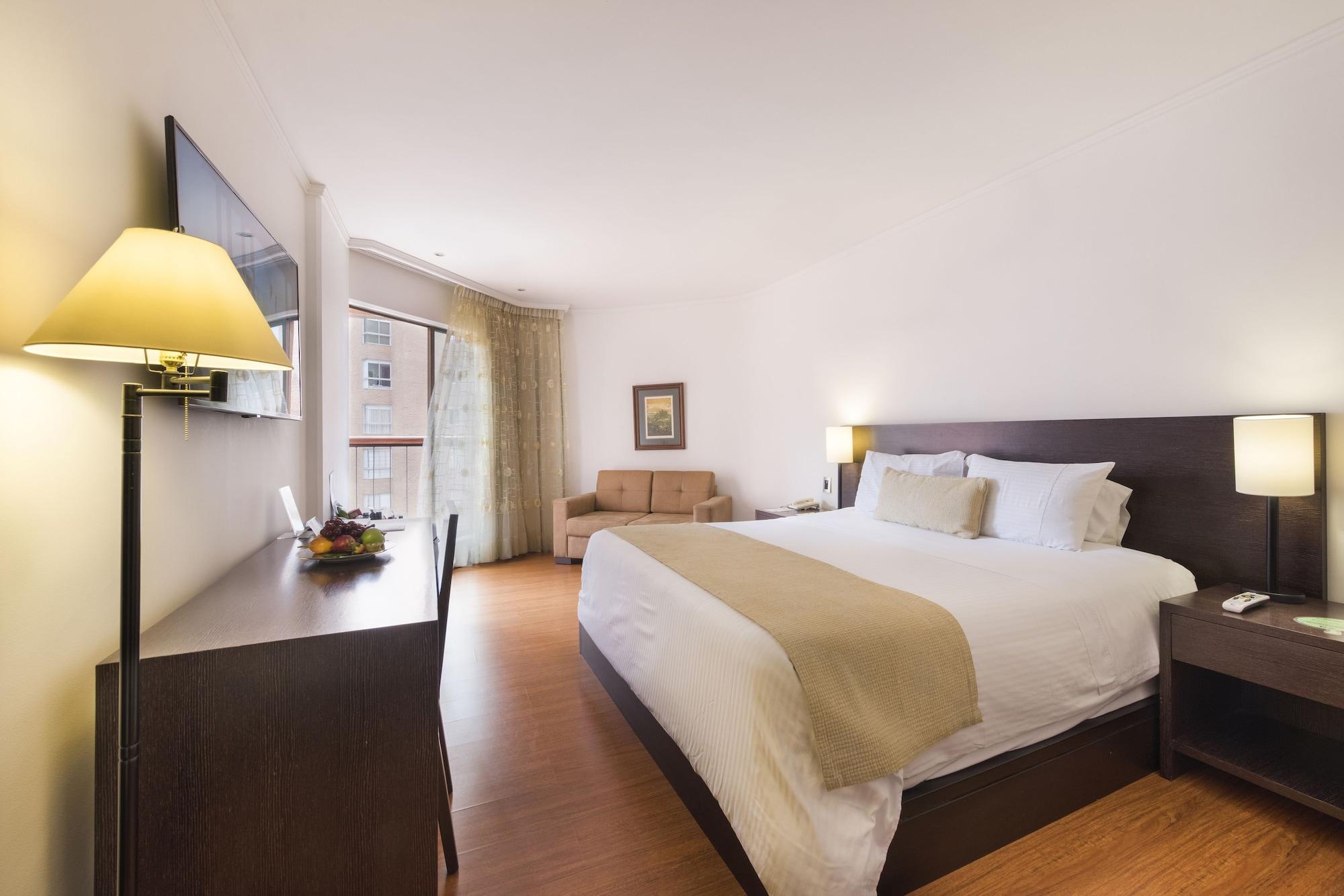 Hotel Dann Carlton Belfort Medellín Exteriér fotografie A room at the hotel